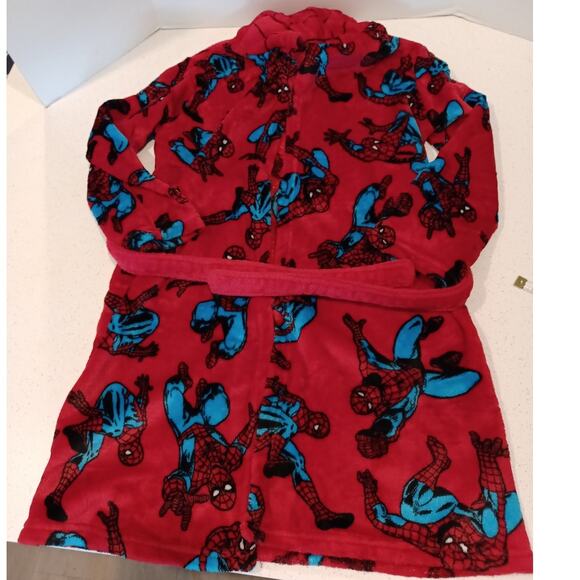 Marvel Spiderman Robe for Kids Red Size M 8/10 - Picture 1 of 4